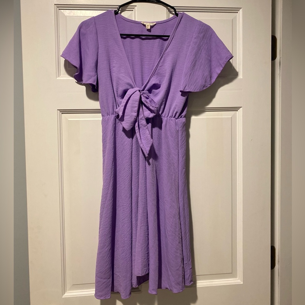 Light weight purple mini dress. Dress is in excellent condition! Only wore once.